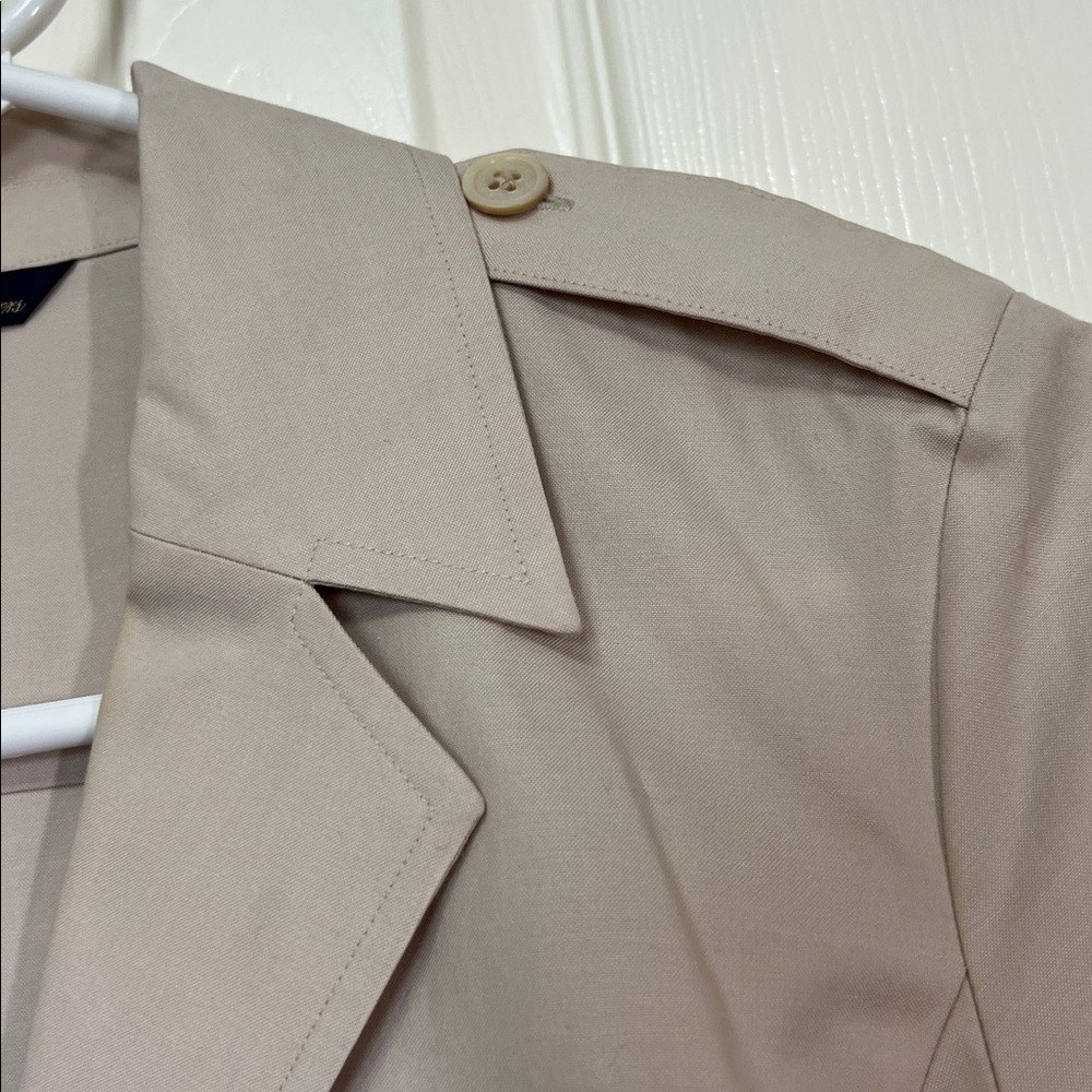 Brooks Brothers Cotton Belted Safari Shirt Dress Sz 8 - Picture 3 of 12